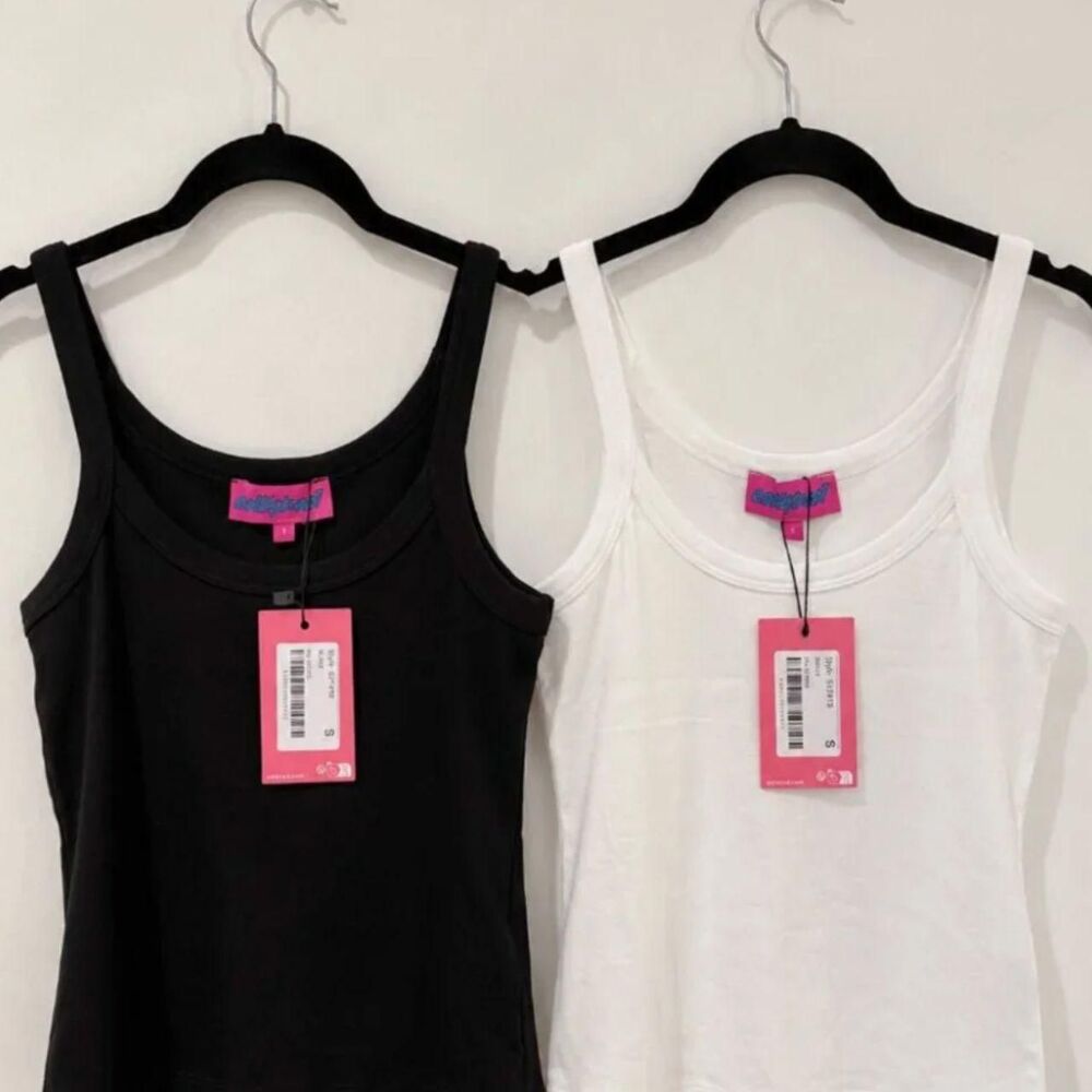 Edikted Men's Black and White Vest